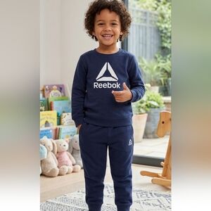 Reebok Toddler Fleece Crew and Jogger Set
